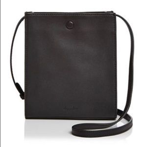 Steven Alan Camden black Leather motorcycle mini Crossbody bag